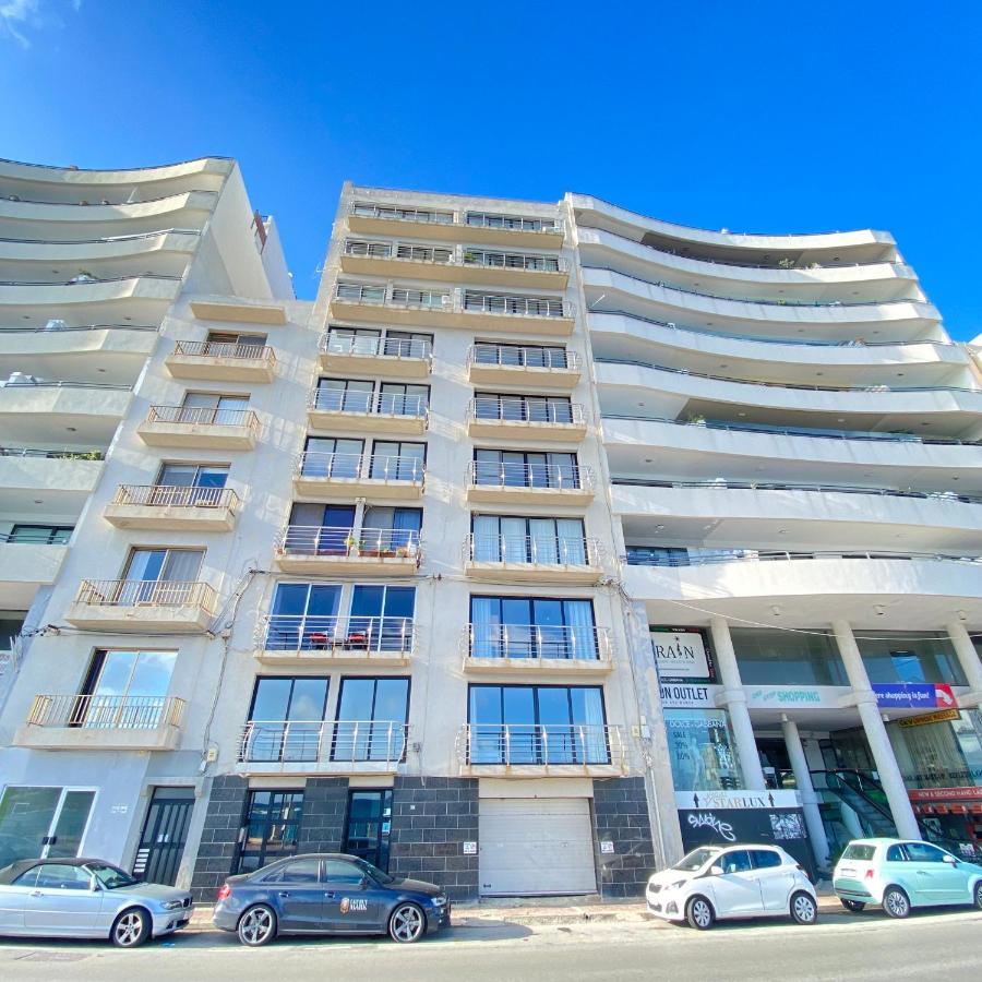 F2 - Lovely Two Bedrooms Flat Sea View, St Julians San Julián Exterior foto