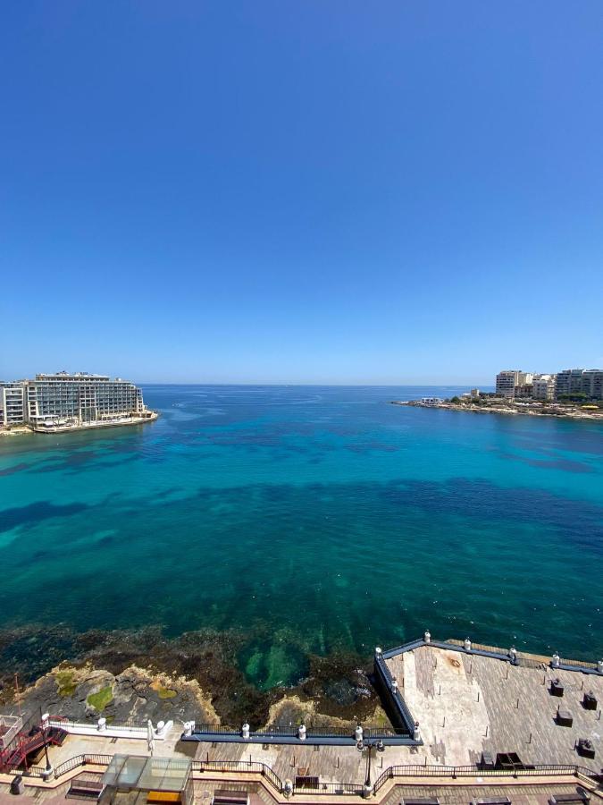 F2 - Lovely Two Bedrooms Flat Sea View, St Julians San Julián Exterior foto